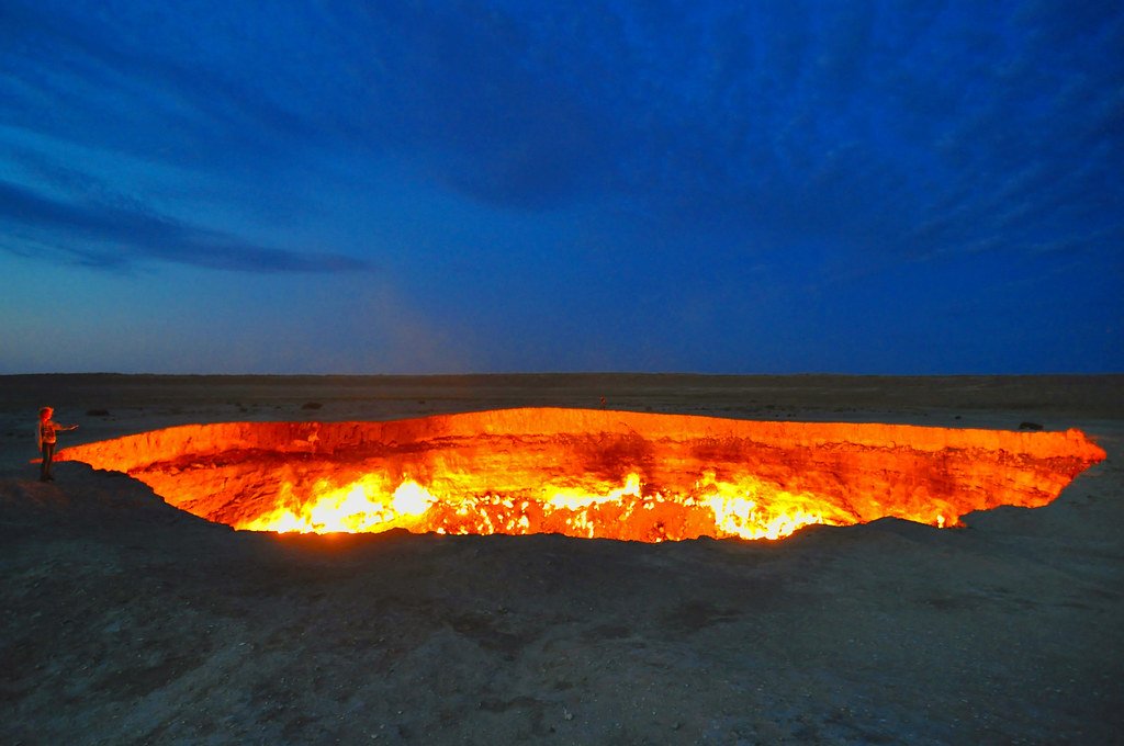 Darwaza Crater, Turkmenistan, Beautiful Landscapes 