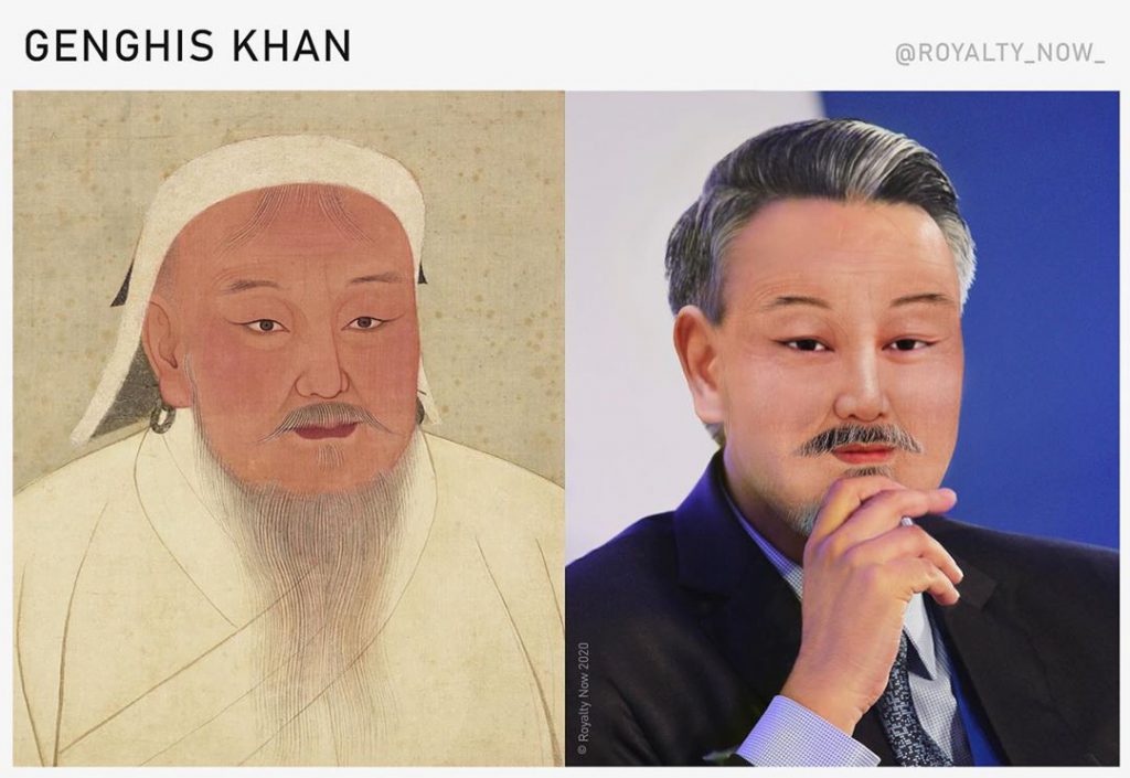 Genghis Khan, Royalty Now 