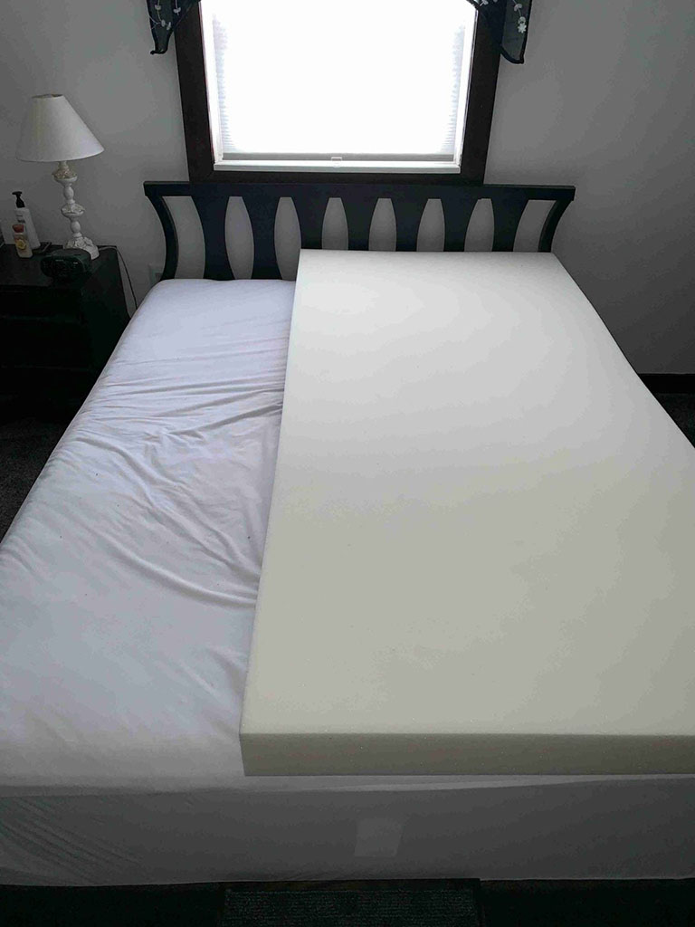 husband wife fails, foam bed 