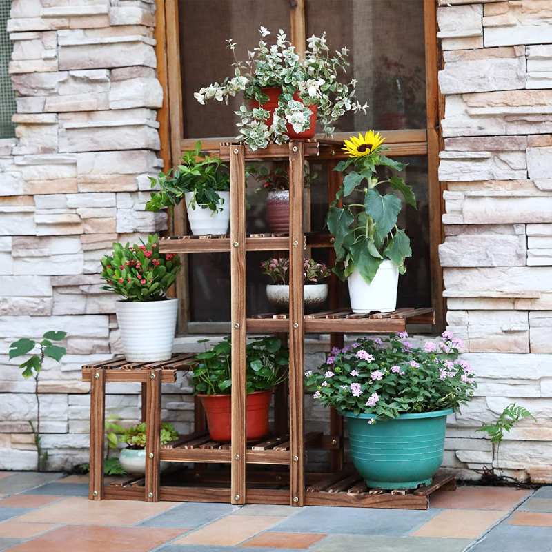 free-standing plant shelving unit, plant products 