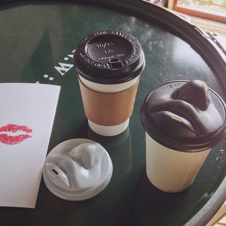 Coffee with a kiss 