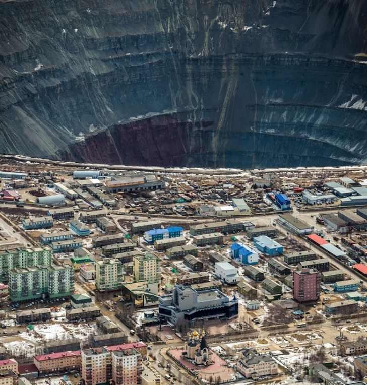 Diamonds mines in Mirny, Yakutia, Russia