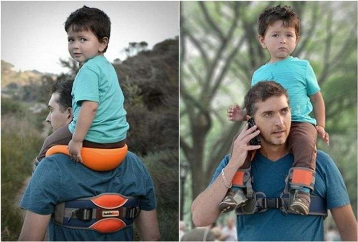 Baby Saddle For Dads 