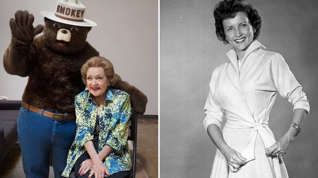 Betty white, then and now celebrity photos 