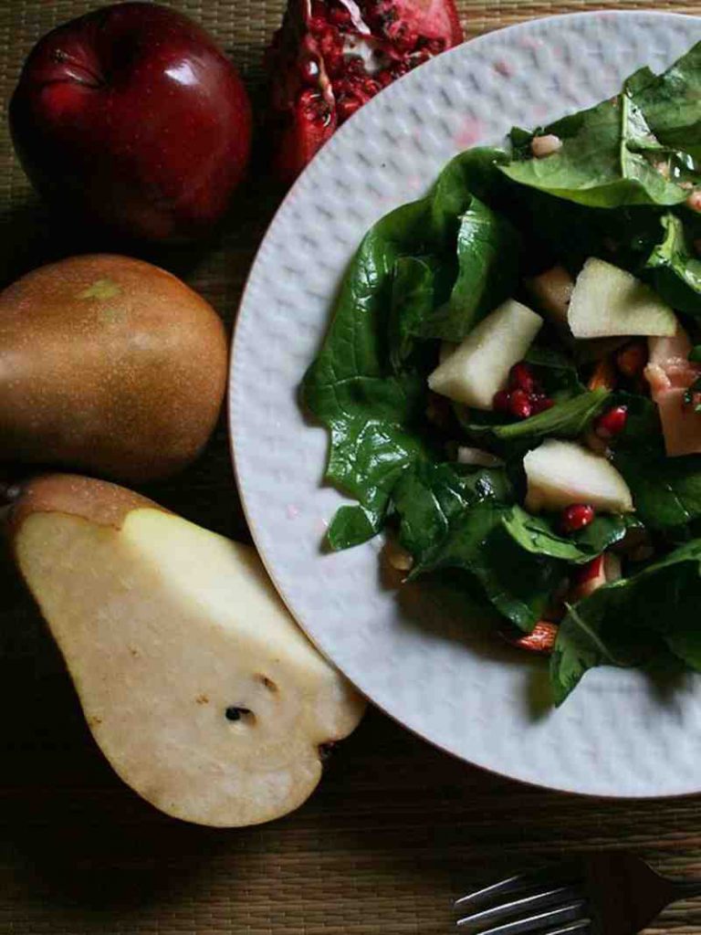 Pear and Pomegranate Salad