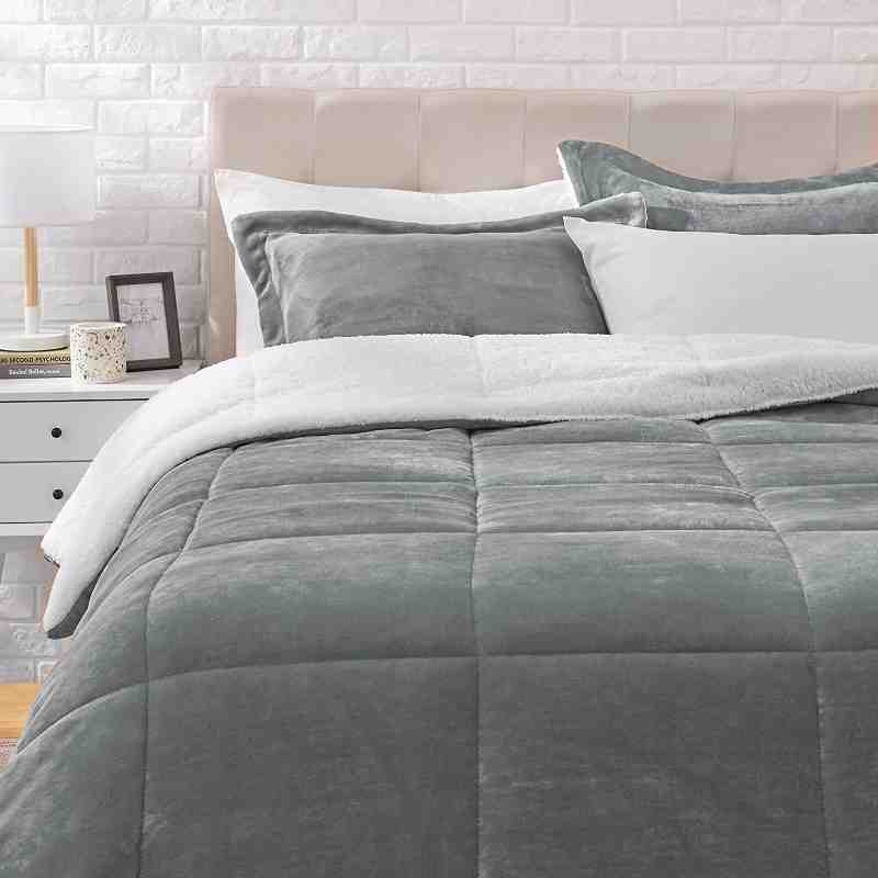 Soft Micromink Sherpa Comforter