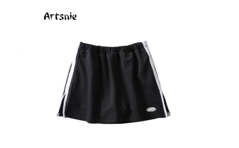 Artsnie Summer 2019 High Waist Casual Skirt