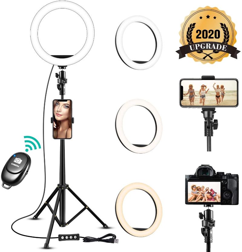 8'' Selfie Ring Light with Adjustable Tripod Stand