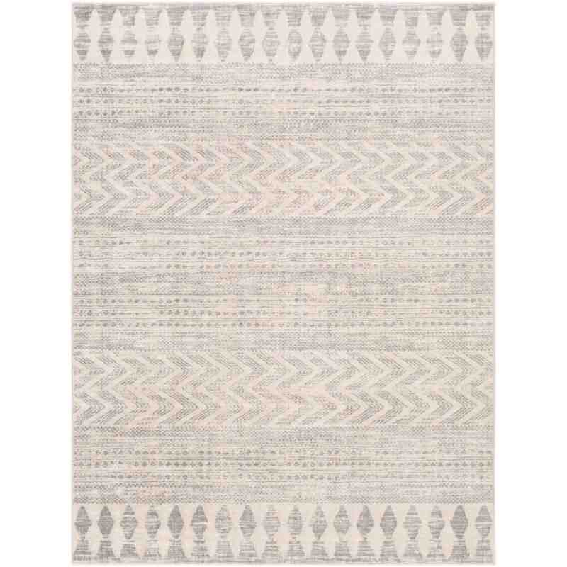 Warlick Oriental Gray & Taupe Area Rug