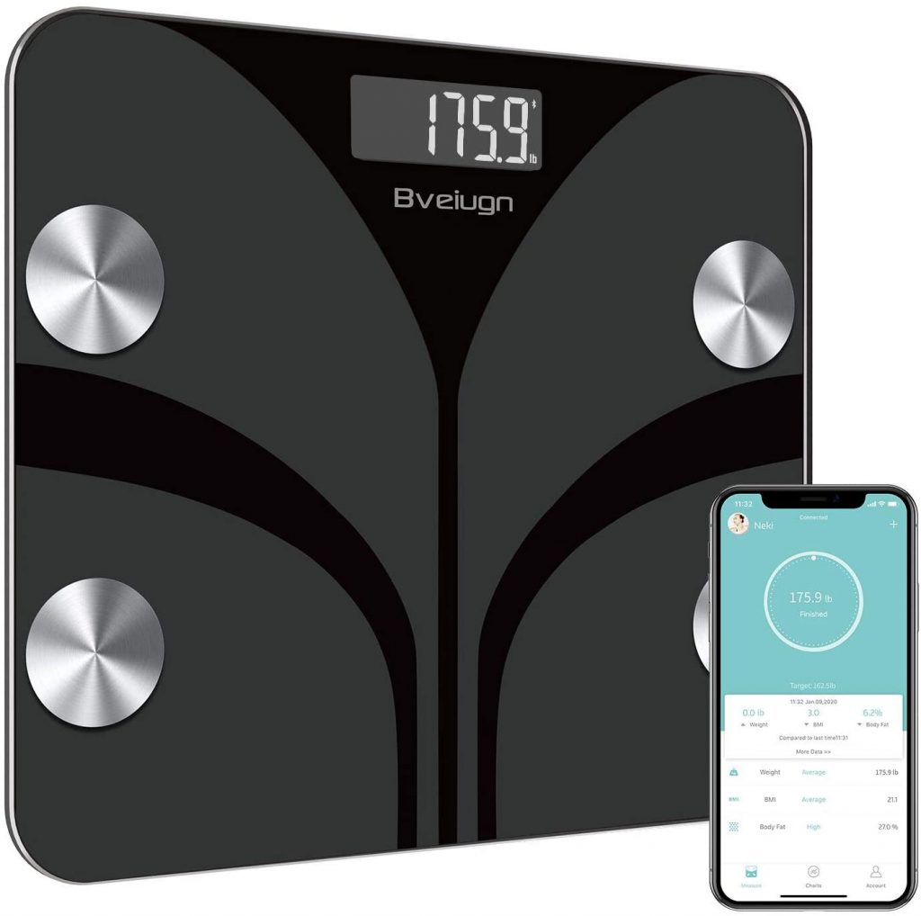 Body Fat Scale & Smart Wireless Digital Bathroom BMI Weight Scale, black friday deals 