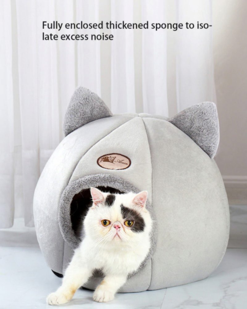 cozy cave bed for cats, pet lovers 