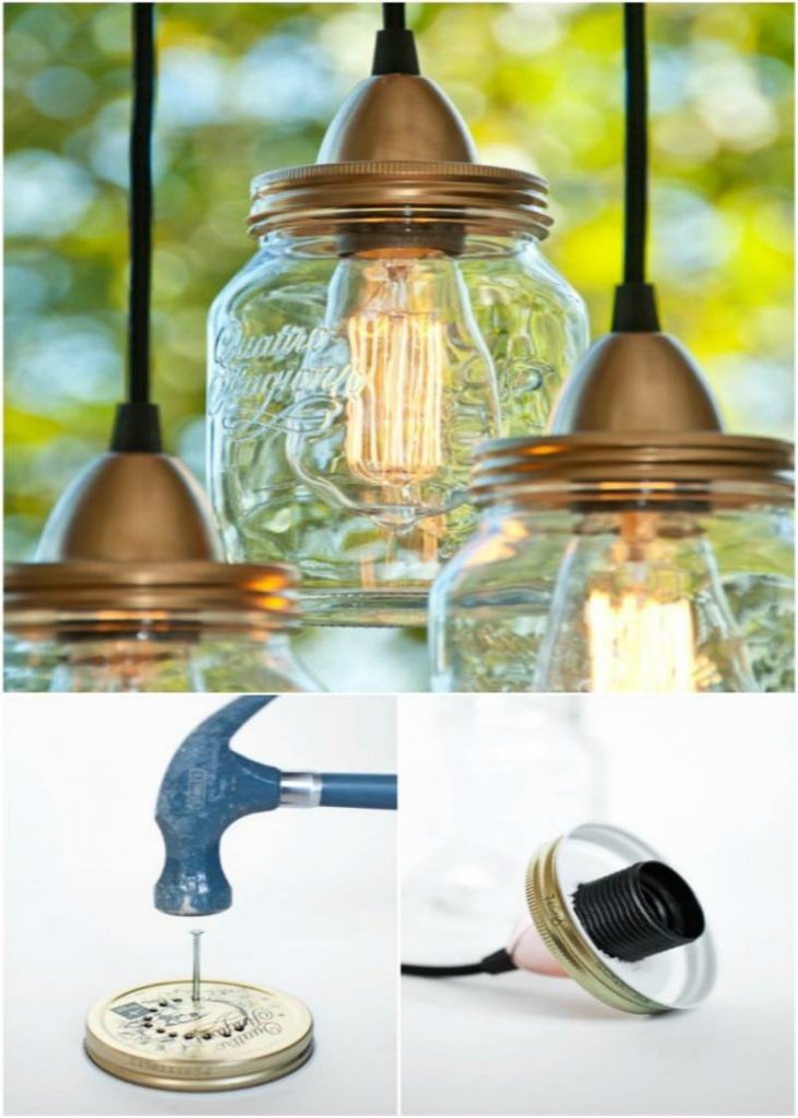 Creative diys: Gorgeous lights made from mason jars