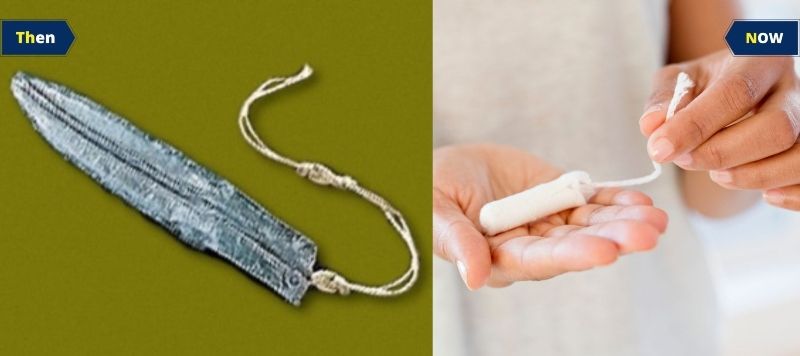 tampons now and then
