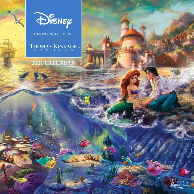 Disney Dreams Collection by Thomas Kinkade Studios: 2021 Wall Calendar