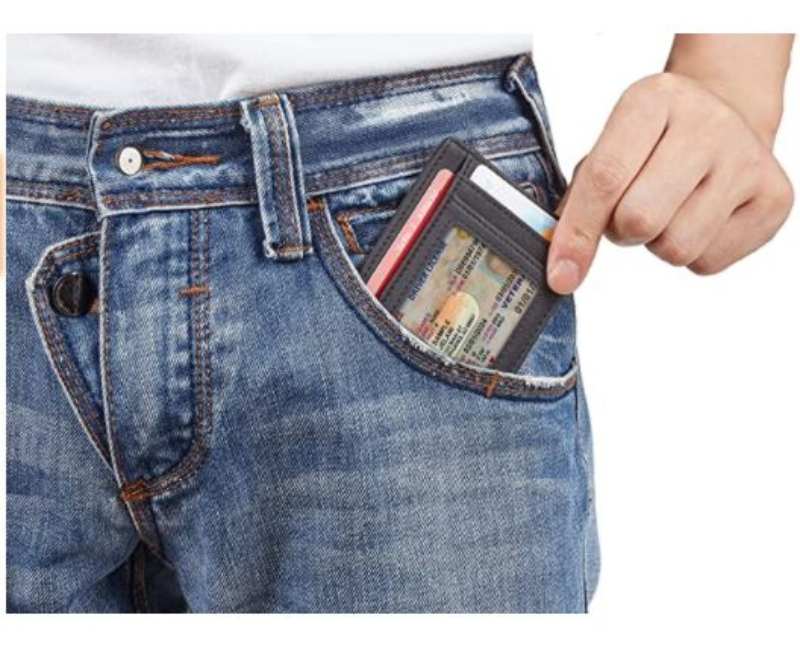  Chelmon Slim Wallet RFID Front Pocket Wallet, stocking stuffers