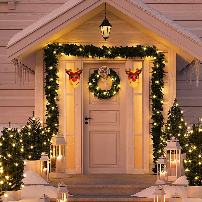 Christmas Reindeer Porch Light