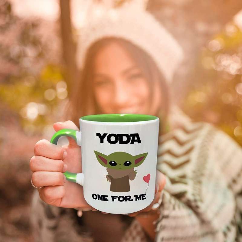 Yoda One For Me Funny Novelty Coffee Mug - gifts for your romantic partner