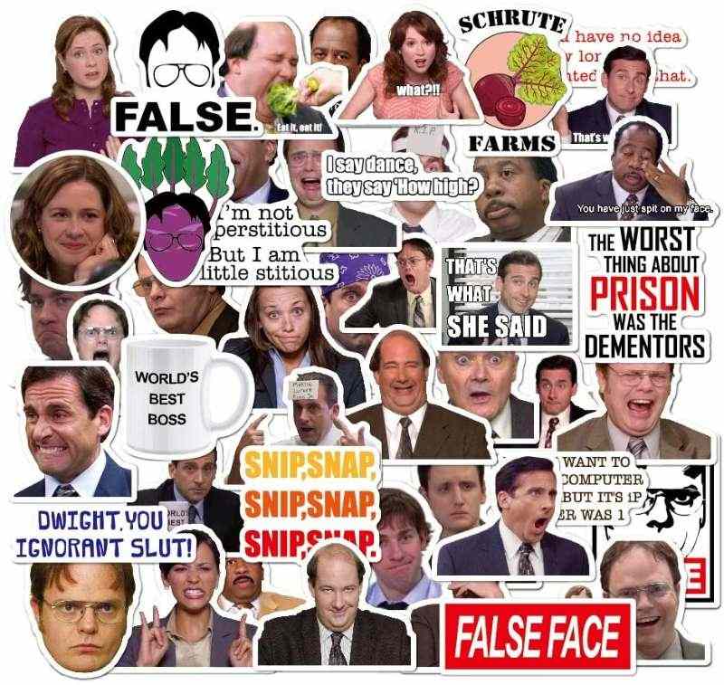 The Office Stickers Pack of 50 Stickers 