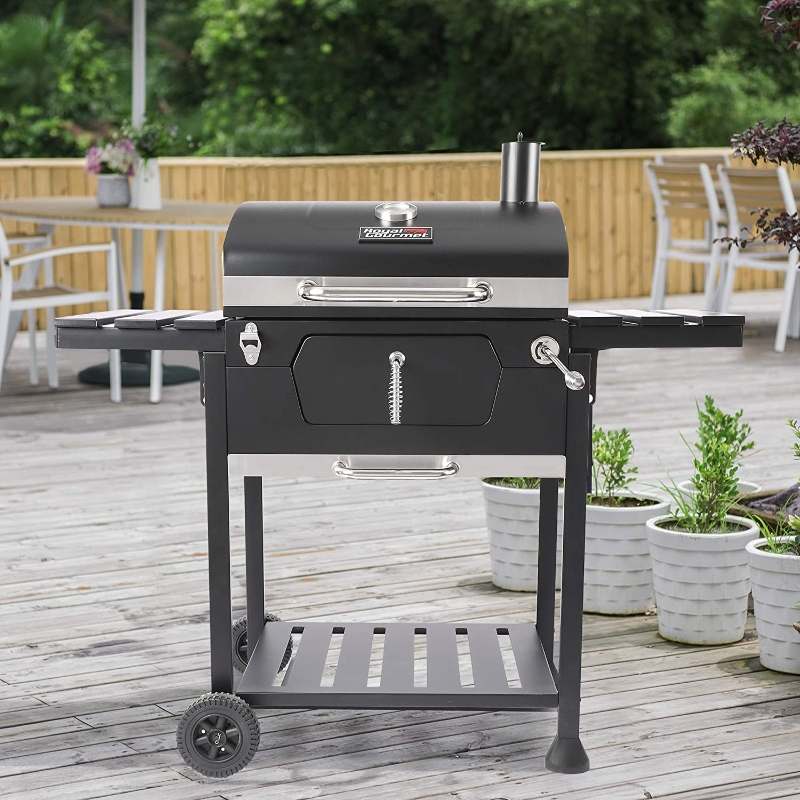 Royal Gourmet CD1824EC 24-Inch Charcoal BBQ Grill with Cover