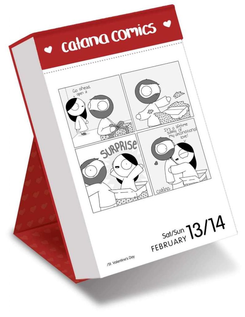 Catana Comics Little Moments of Love 2021 Deluxe Day-to-Day Calendar