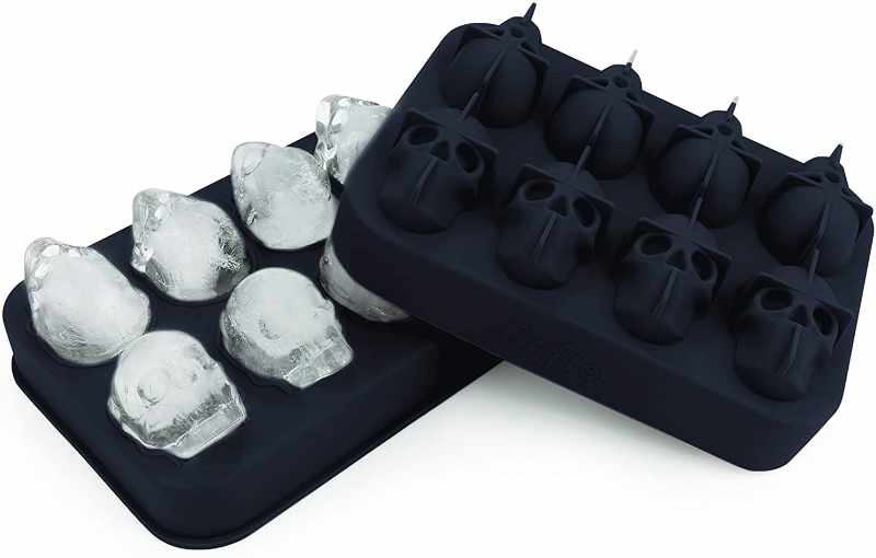 Skull Ice Cube Mold Silicone Tray