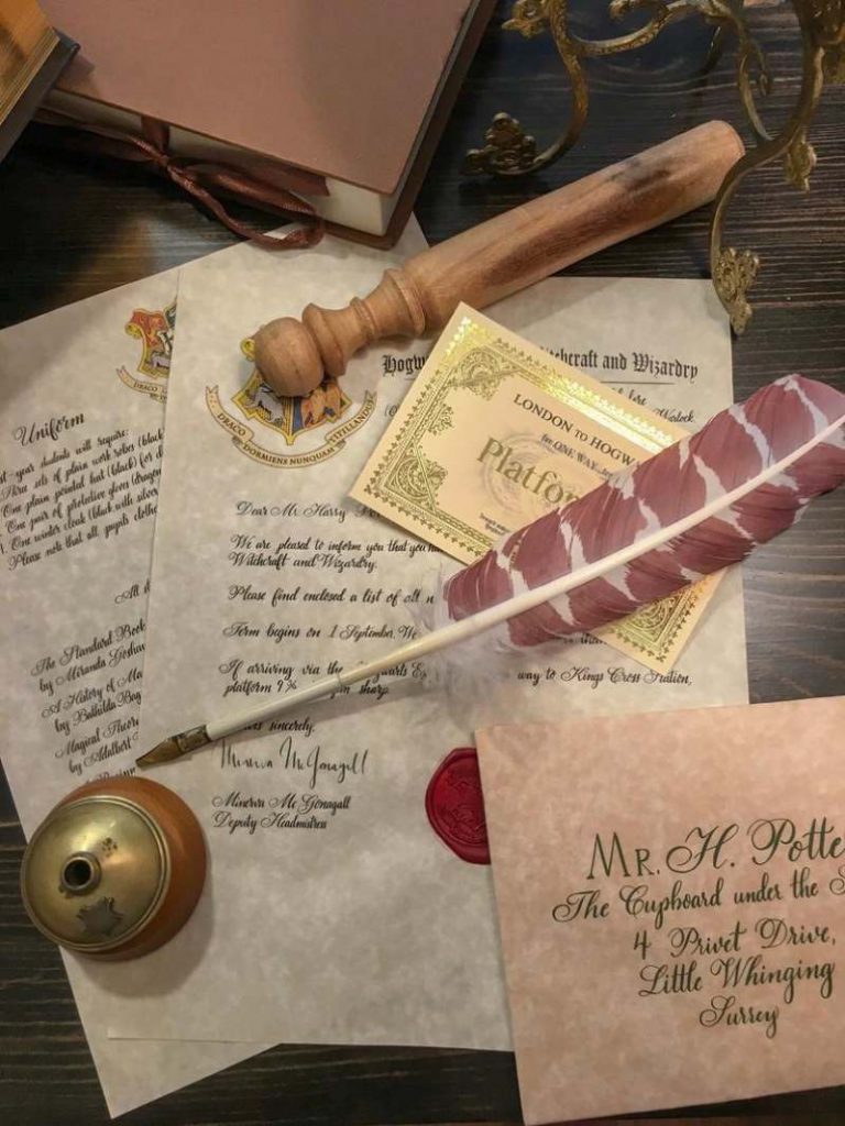 Acceptance Letter School of Witchcraft and Wizardry Personalized