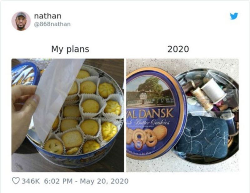 My plans vs 2020, once again!