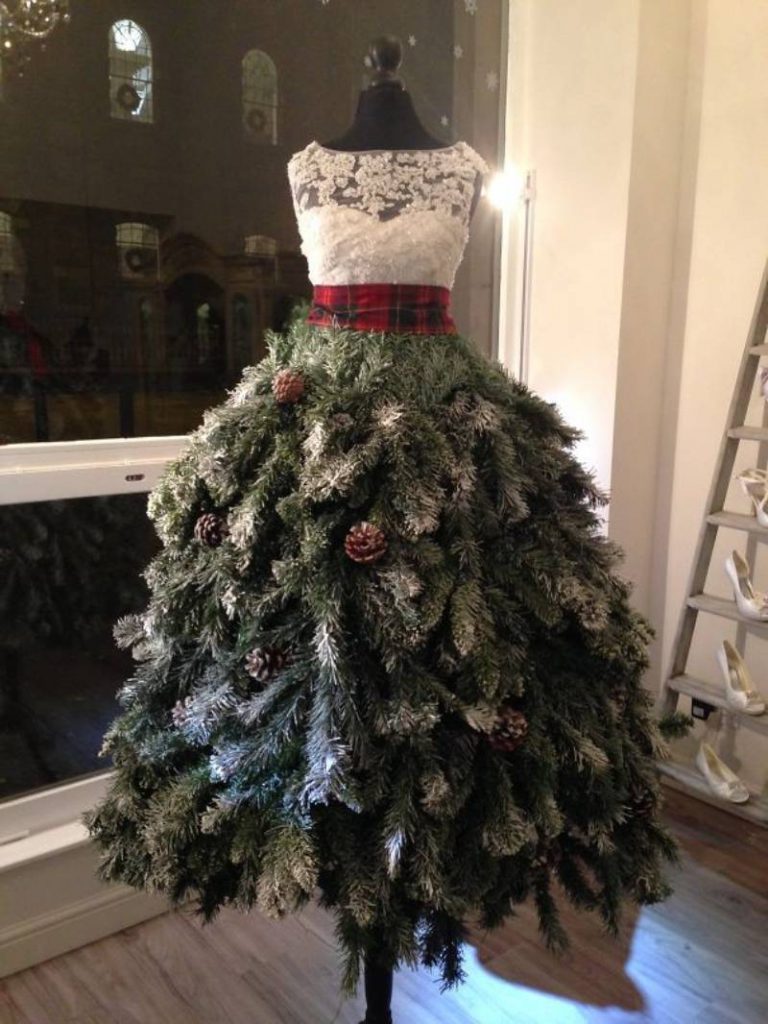 Christmas Tree Wedding Dress