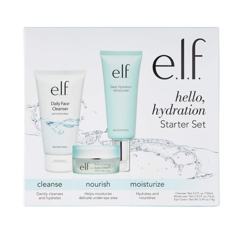 elf hydration set skincare products