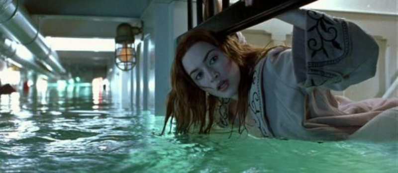 Kate Winslet as Rose in Titanic 