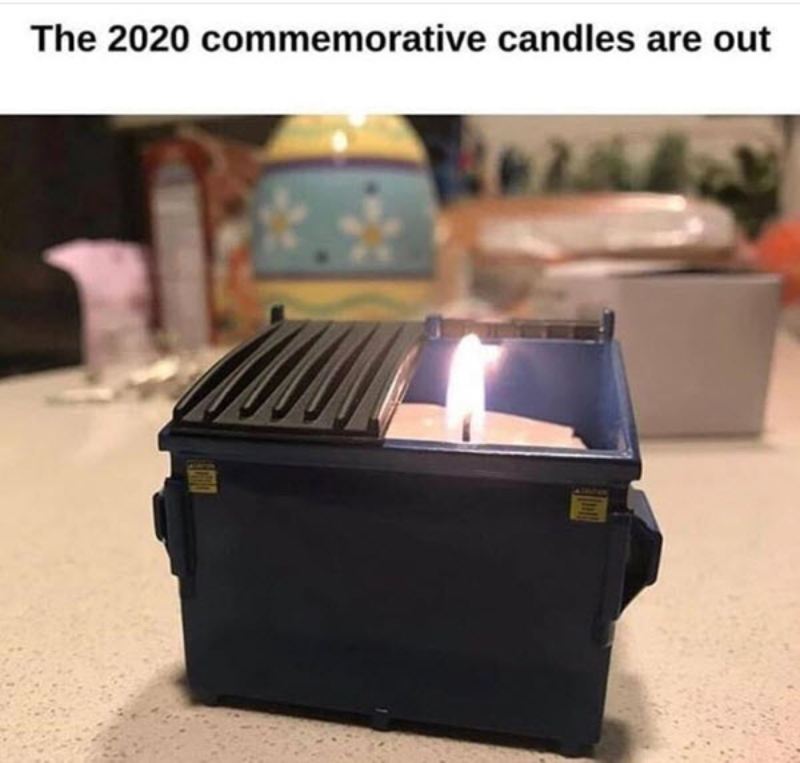 2020 commemorative candles