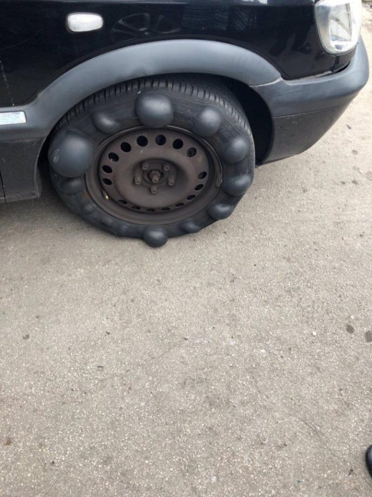 tire explode