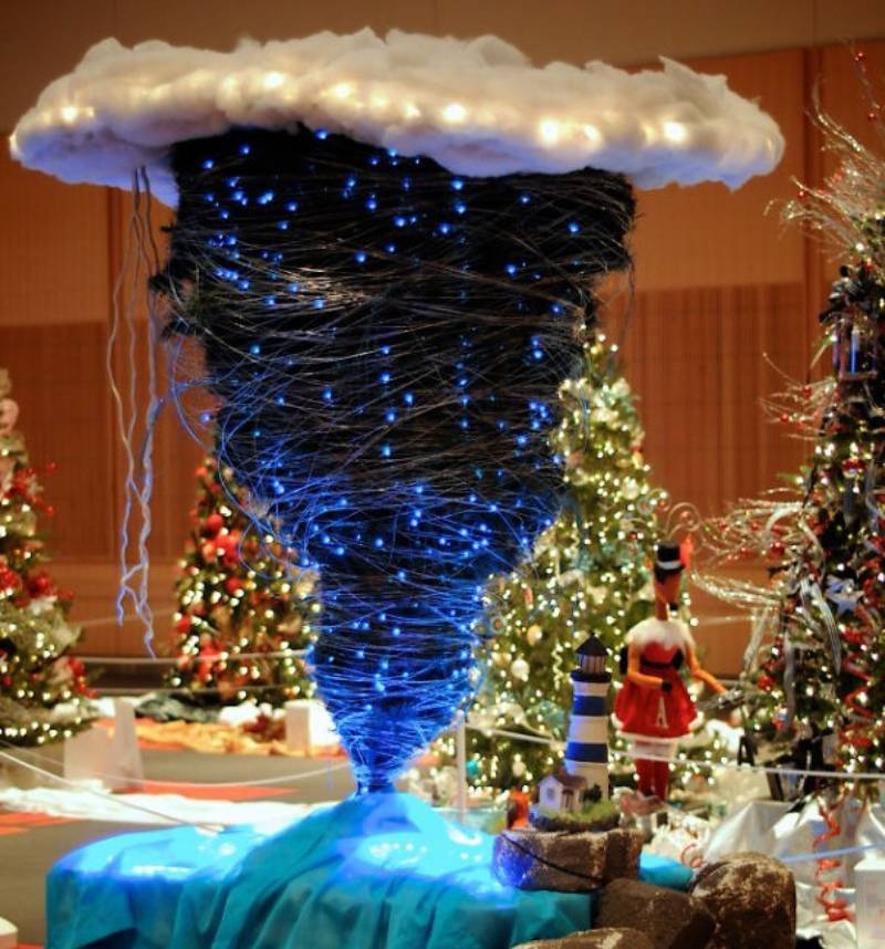An Upside Down Christmas Tree