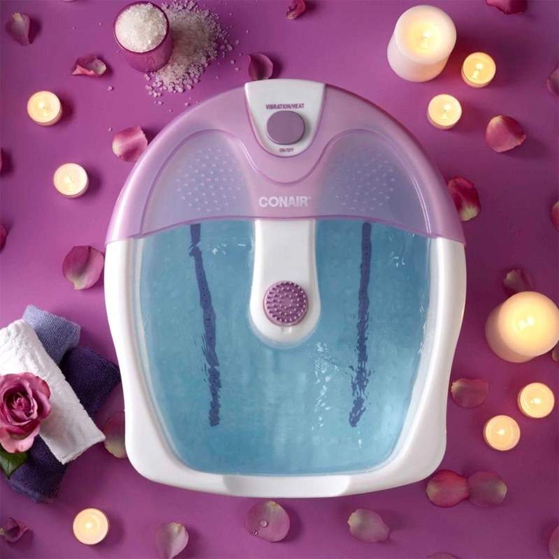 Conair Foot Pedicure Spa with Soothing Vibration Massage for Valentine's day