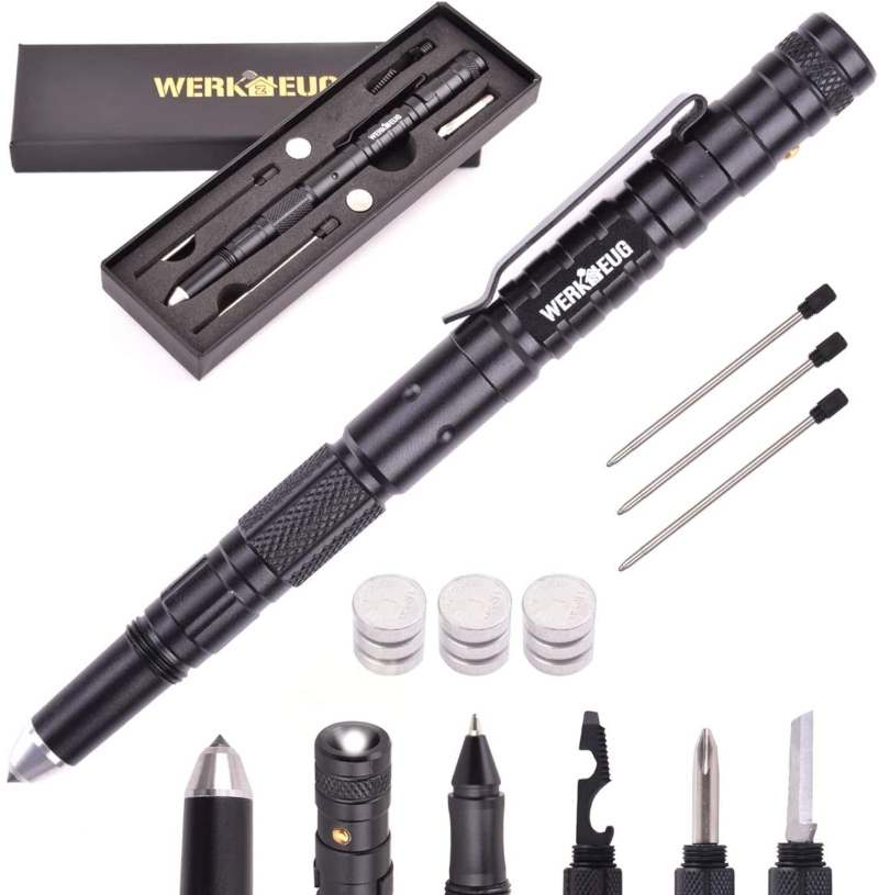 Werkzeug Tactical Pen (10-in-1), Gifts for Men