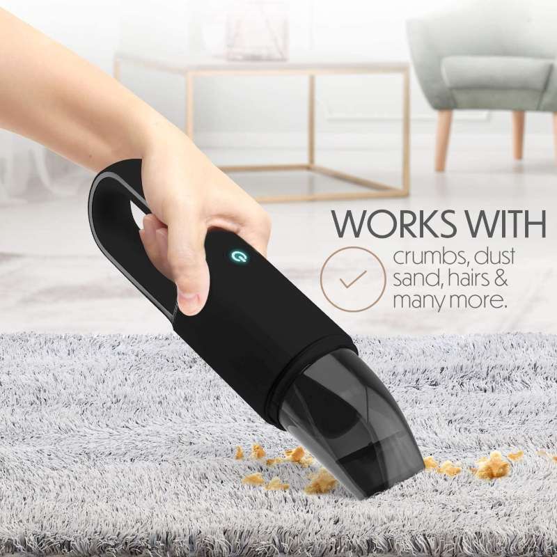 Starument Portable Vacuum Cleaner Handheld Cordless Cleaner for Dust Pet Hair Dirt Home