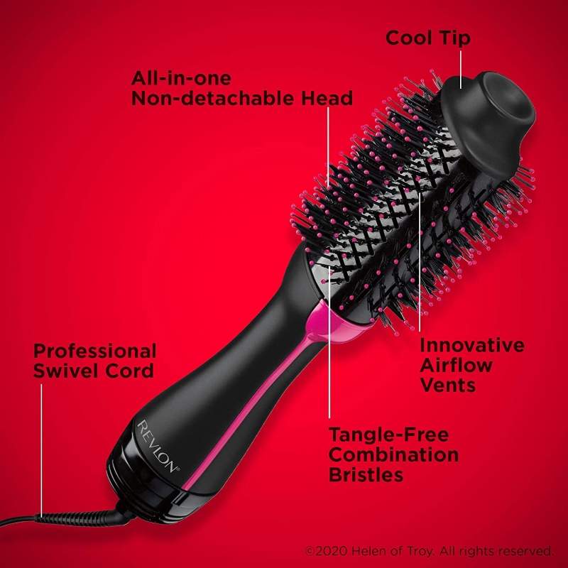 REVLON One-Step Hair Dryer And Volumizer Hot Air Brush for Valentine's Day