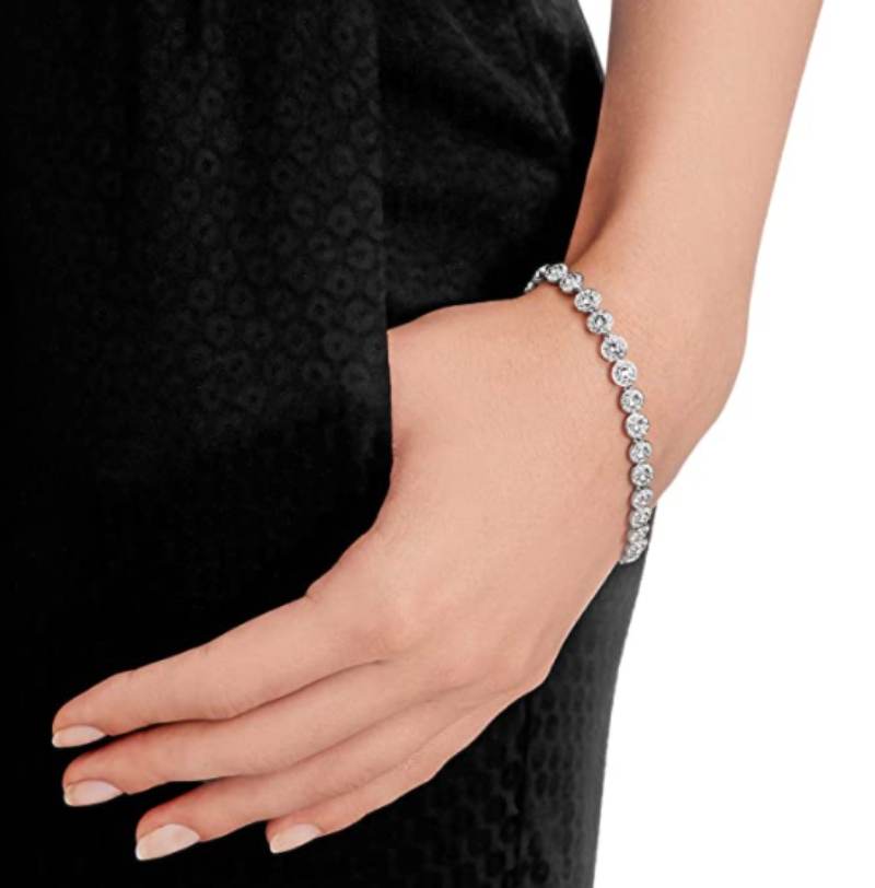 SWAROVSKI Women's Angelic Tennis Bracelet Crystal Jewelry Collection