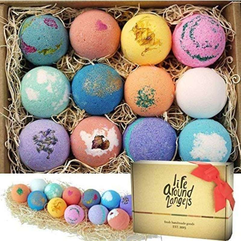 Bath Bombs Gift Set of 12 for Valentine's day