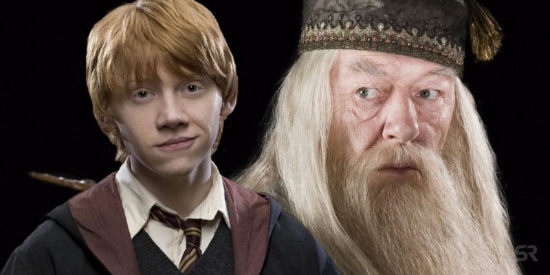 ron and dumbledore - harry potter