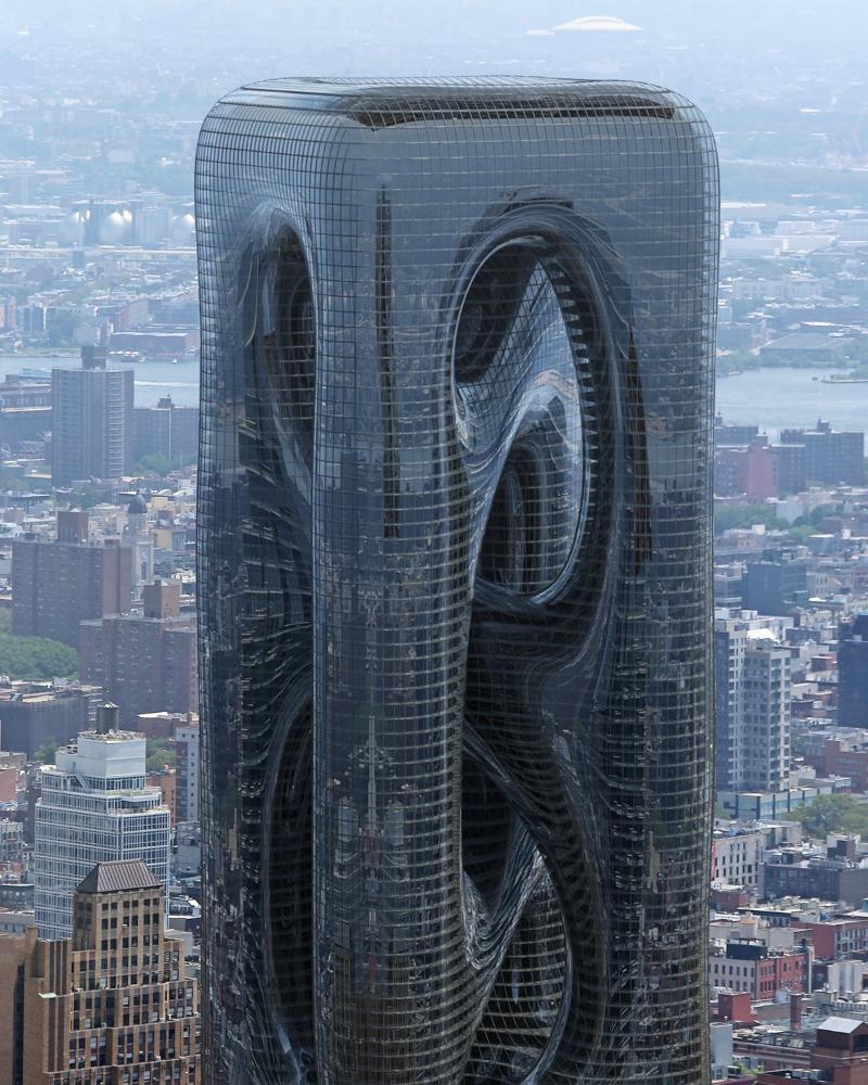 twisting tower by turkish architect