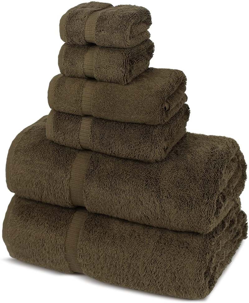 Hotel Quality Premium Turkish Cotton 6-Piece Towel Set