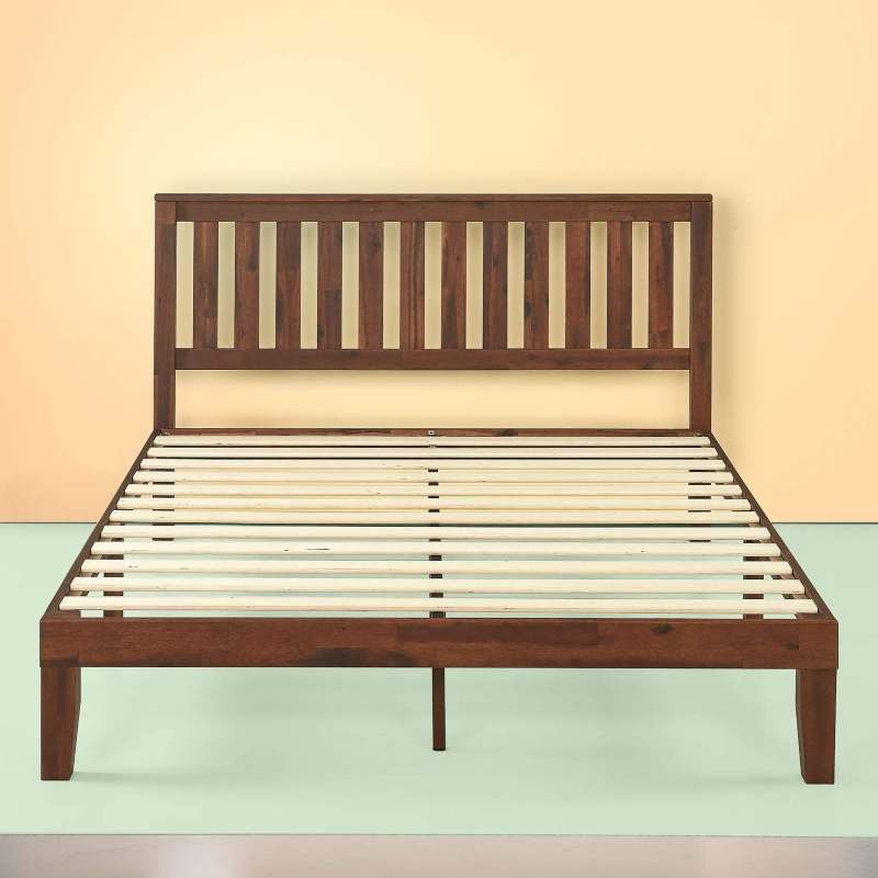 Zinus Vivek 12 Inch Wood Platform Bed with Headboard