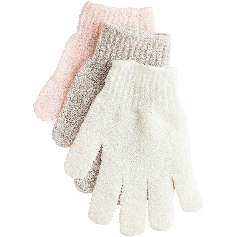 Urbana Exfoliating Gloves for Shower, Bath, and Cleansing for skincare