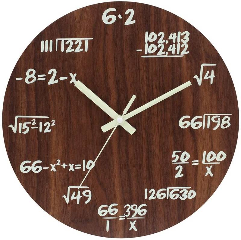 JoFomp Math Wall Clocks