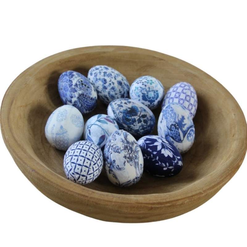 Fabric Chinoiserie Inspired Eggs