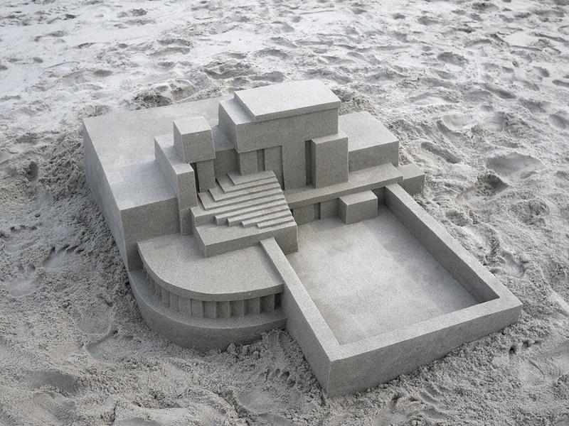 sandcastles at the beach