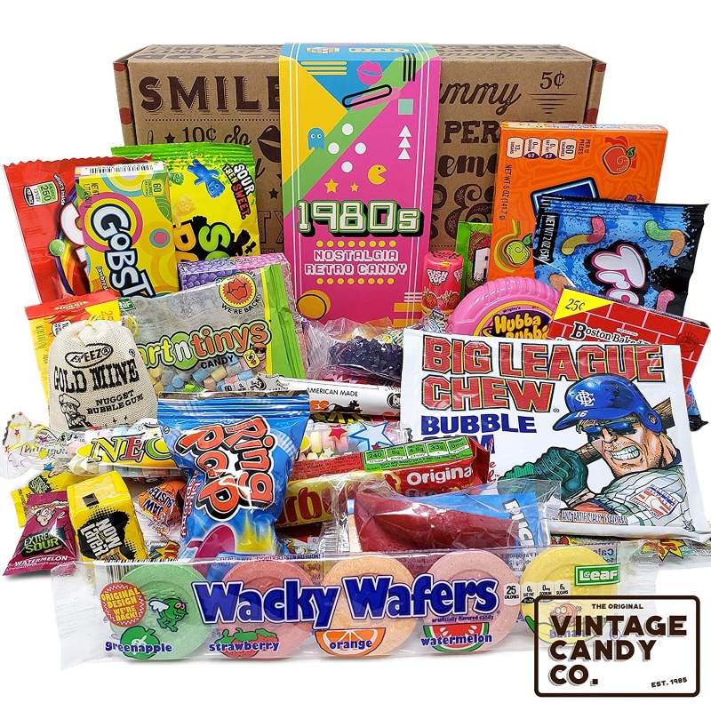 VINTAGE CANDY CO. 1980's RETRO CANDY GIFT BOX