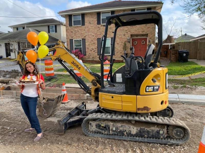 Woman Throws Party For One Year Of Unfinished Road Work In Front Of Her Home
