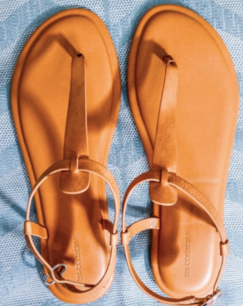 Women's Sakon Leather Flat Sandal